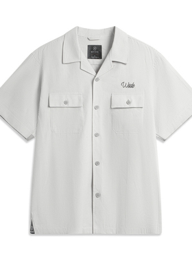 李宁韦德系列男子夏季宽松休闲短袖衬衫T恤ASHV169