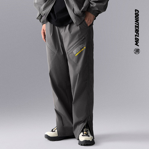 李宁CF溯男运动长裤耐磨宽松型舒适透气休闲运动裤AYKU617-1-B品