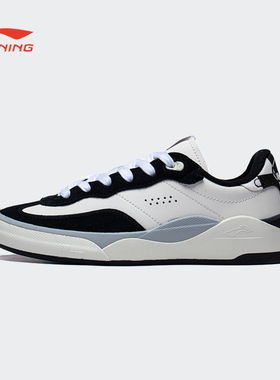 中国李宁经典休闲鞋女子滑板系列支撑稳定百搭运动鞋AEPSA50-B品