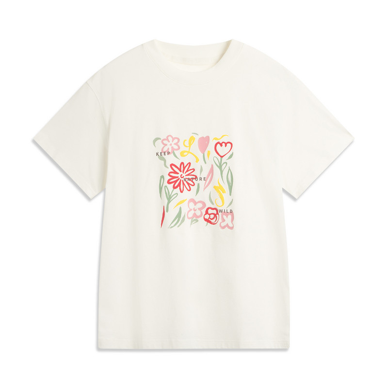 李宁短袖T恤夏女款运动潮流系列时尚百搭宽松短袖文化衫AHSV584-,运动服/休闲服装,运动T恤,淘宝优惠券,粉丝福利购,淘宝优惠卷