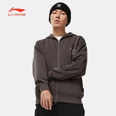 连帽卫衣AWDT869 宽松休闲开衫 B品 篮球系列时尚 李宁卫衣男秋冬季