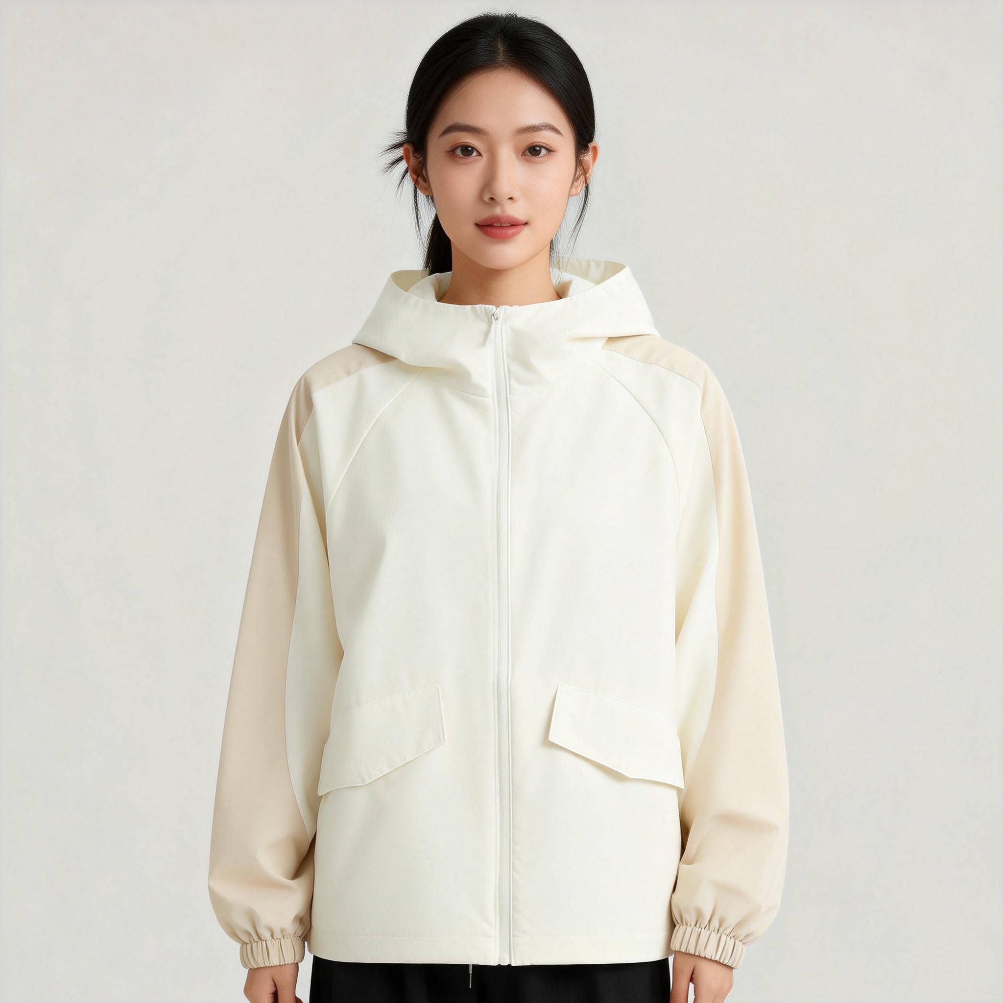 李宁运动生活系列女子春秋户外休闲经典简约百搭运动风衣AFDV972