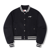 B品 舒适透气无帽夹克休闲运动外套AJDT754 李宁女秋冬季 时尚