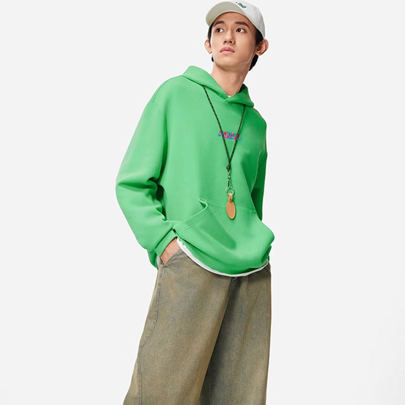 李宁男子运动潮流系列春秋宽松休闲百搭套头卫衣AWDU023-B品