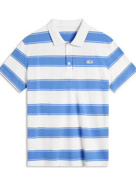 李宁短袖男款夏运动时尚系列舒适透气常规短袖POLO衫APLU083-B品