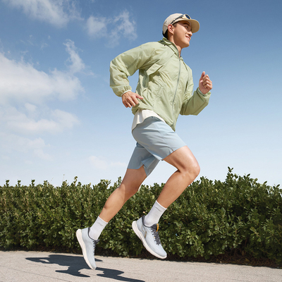 李宁轻逸男款2025新款休闲跑鞋减震透气跑步运动鞋ARSV029