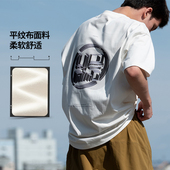 NING 文化衫 李宁夏季 新款 男宽松亲肤柔软舒适短袖 AHSU987 B品