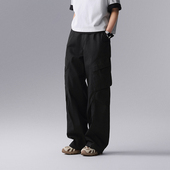 李宁CF溯女子梭织直筒阔腿裤 宽松耐穿休闲长裤 AKXU504