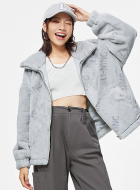 李宁女秋冬季休闲舒适风衣透气运动服时尚上衣AFDT838