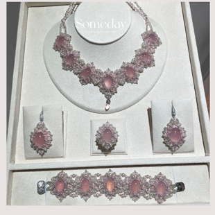 卢浮宫串珠项链材料包古风汉服配饰送女友闺蜜生日礼物