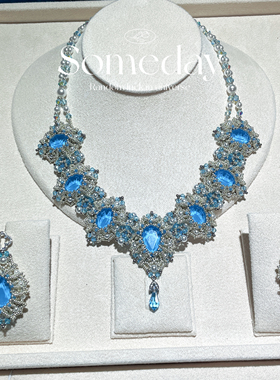 卢浮宫串珠手工项链材料包