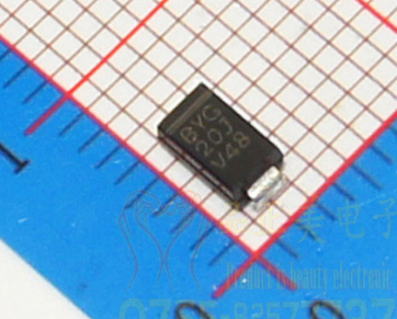 全新原装BYG20J-E3/TR BYG20J 丝印BYG SMA/DO-214AC快恢复二极管 - 实物图