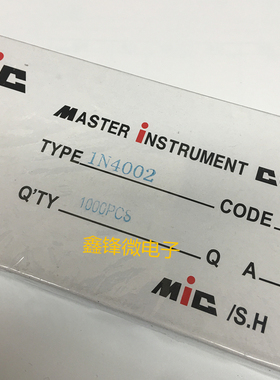 现货1N4002 IN4002直插整流二极管DO-41 1A/100V一盒1000个 24元