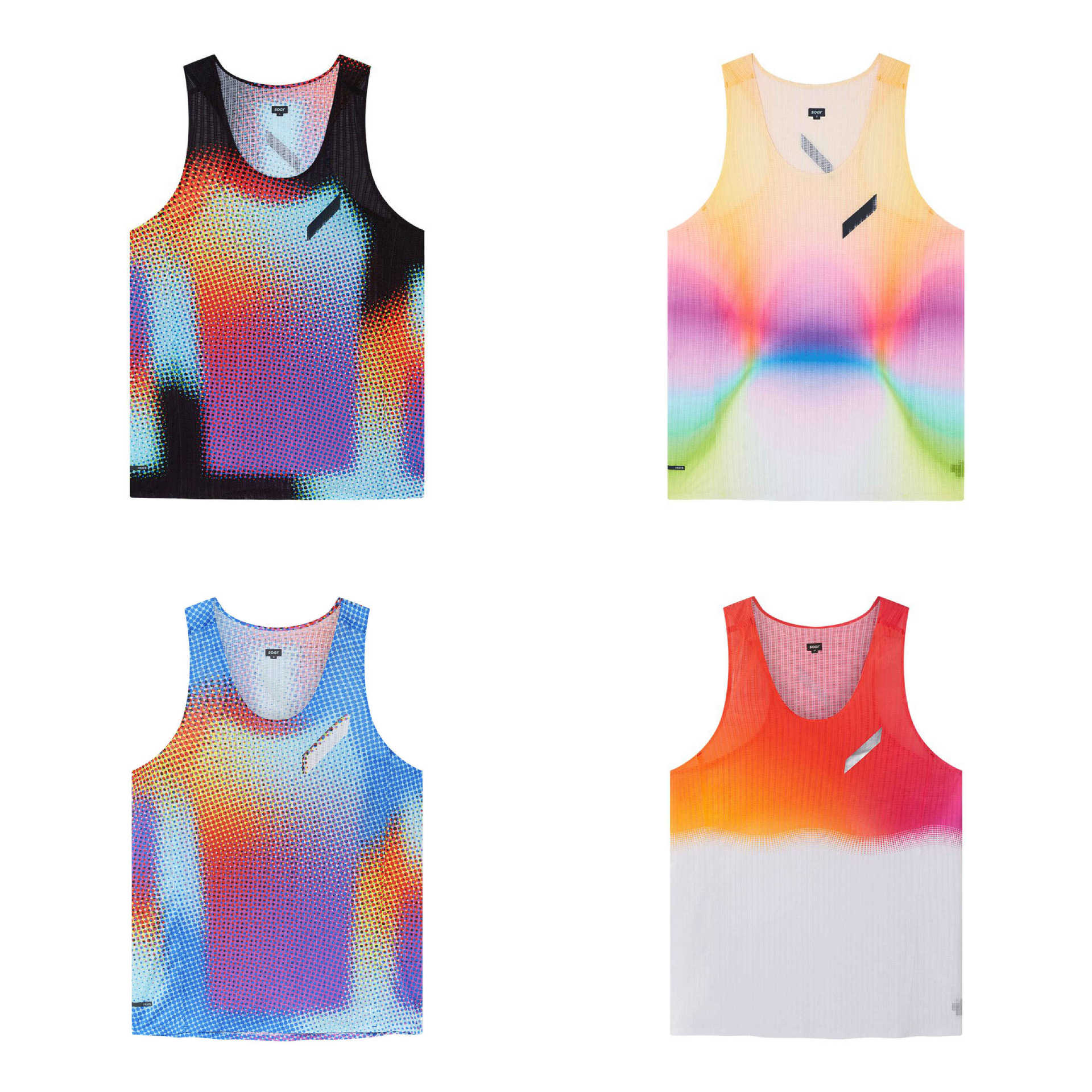 SOAR男女背心户外运动马拉松慢跑服速干透气夏竞技版无痕轻薄吸湿