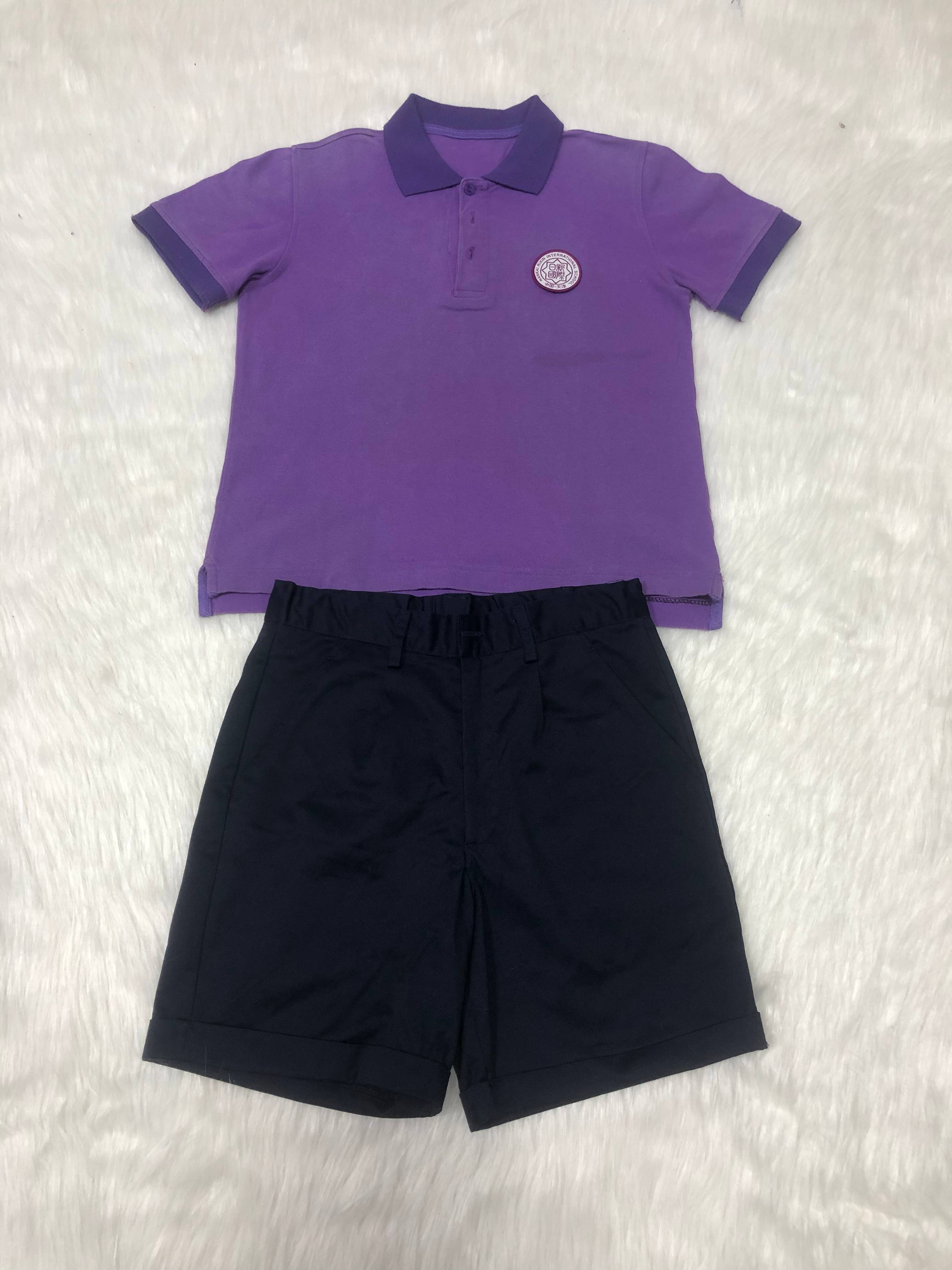 天津市南开区日新国际小学夏季纯棉校服t