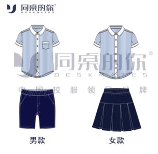 同桌的你校服【江阴市花园实验小学】男生女生夏季校服正装