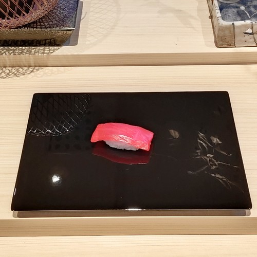 善渊平盘日式漆器长方形omakase