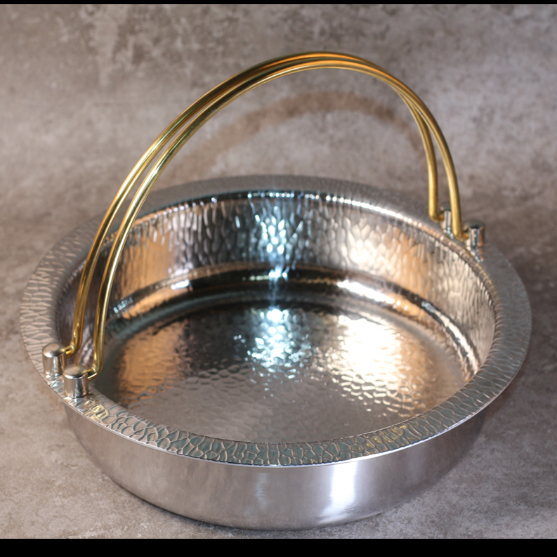 商用日式寿喜g烧锅具专用锅手提吊火锅花胶鸡三层钢锤印锅寿喜锅,厨房/烹饪用具,汤锅/汤桶/卤肉桶,淘宝优惠券,粉丝福利购,淘宝优惠卷