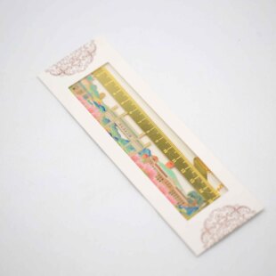 武汉大学金属书签尺子 旅游纪念品镂空吊坠书签文创景区礼品
