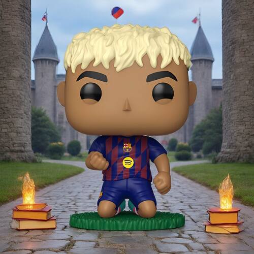 Funko 足球 POP:巴塞罗那 - 拉明・亚马尔世界杯男女周边礼物
