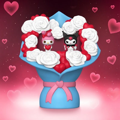 现货FunkoBitty情人节花束三丽鸥美乐蒂酷洛米迷你公仔圣诞节手办