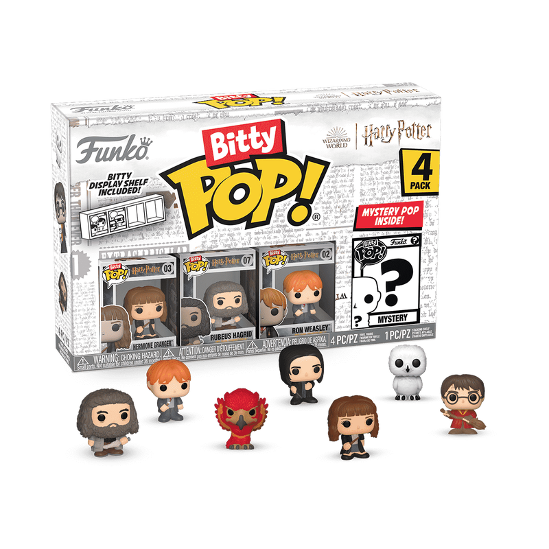 Funko丰高POP哈利波特霍格沃茨赫敏罗恩盲盒手办潮玩摆件公仔礼物