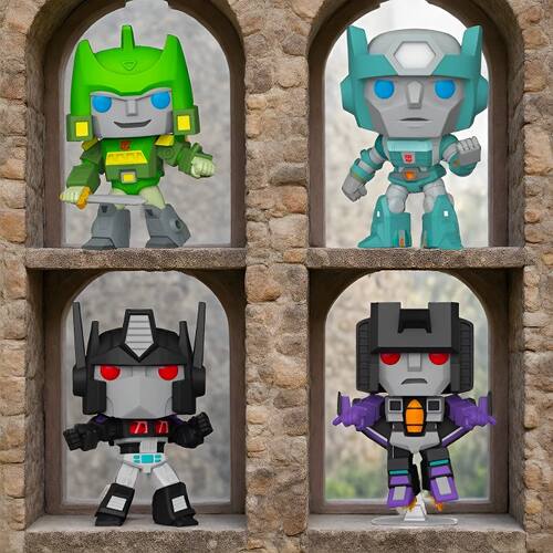 FunkoPopTransformers变形金刚第六季闹翻天复古玩偶手办新年礼物