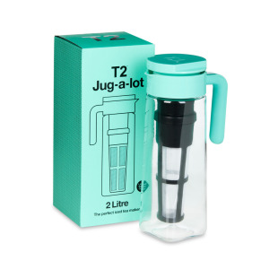 直邮T2 Jug 2.0L 澳洲代购 Lot防漏不含BPA密封冰茶壶可拆卸 1.2