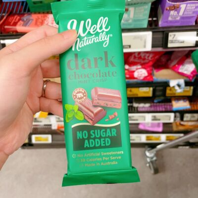 M家Gc4227澳洲直发 Well Naturally 健身 无糖牛奶/黑巧克力90g