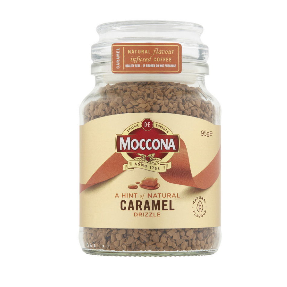 澳洲代购直邮 MOCCONA 摩可纳冻干减zhi黑/拿铁咖啡焦糖榛果 100g