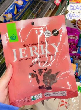 澳洲直邮 wws 烧烤味牛肉干Beef Jerky Bbq 50g