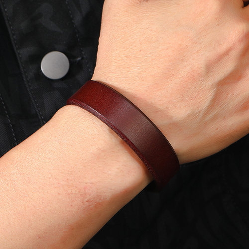男士朋克光板复古手链