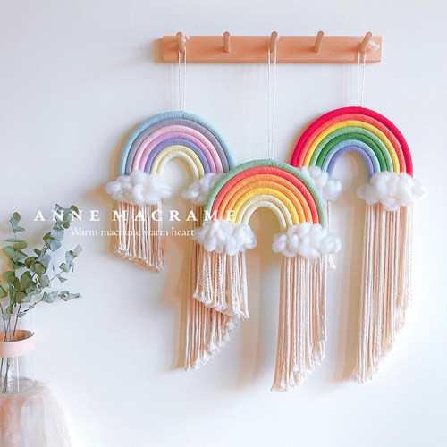Anne macrame【Wonderland】ins彩虹手工编织挂毯民宿儿童房装饰 - 封面