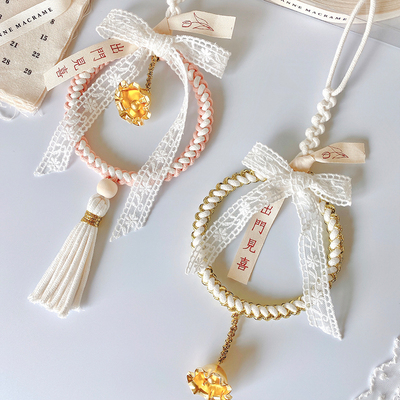 annemacrame祈福挂件diy材料包