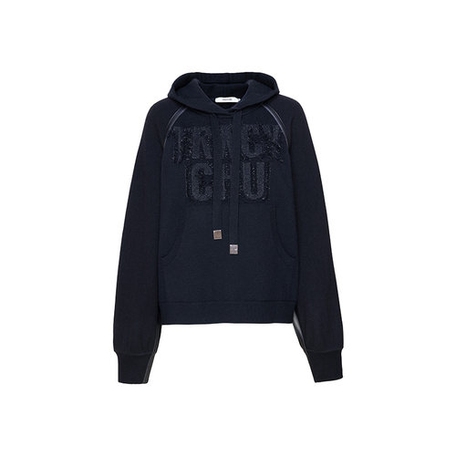 原绒CASHMERE羊绒连帽卫衣