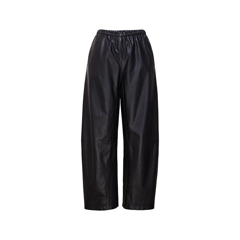 BABY羊皮轮廓显瘦休闲皮裤显瘦