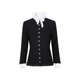 贵族重工真丝拆掉领袖 收腰猎装 外套秋季 TRACYCHU黑色羊毛法式 新款