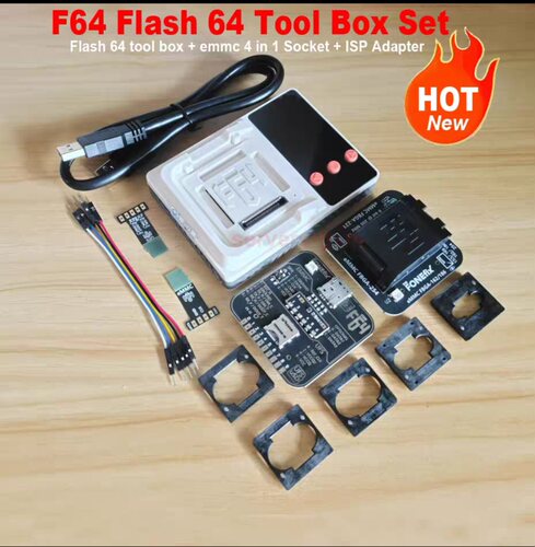 出售easy jtag plus替代工具,F64 Flash,+Emmc字库座子,isp编程器