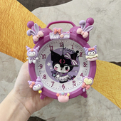 儿童可爱闹钟学生起床叫醒神器网红卡通卧室台钟创意桌面摆台时钟