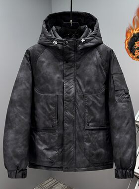 硬汉风胖哥！哈尔滨极寒棉服外套