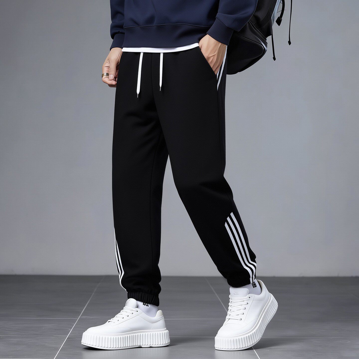 大号胖子肥佬休闲裤卫裤300