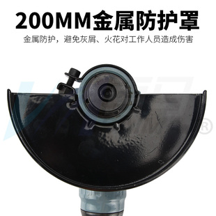 抛光机砂光磨光砂轮机180mm M7调速7寸气动角磨机 百马BM