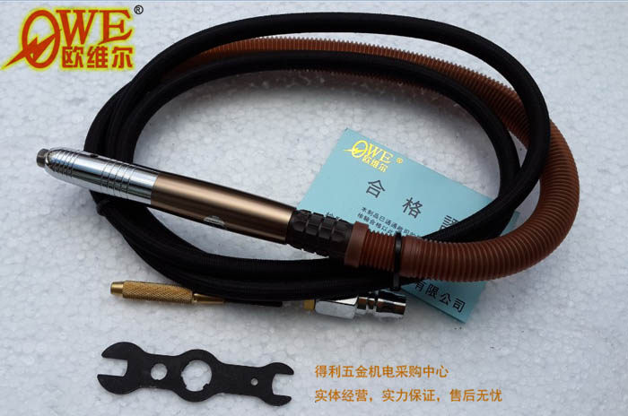 台湾欧维尔OWE-N四轴承不锈钢风磨笔 气动刻磨机打磨直磨