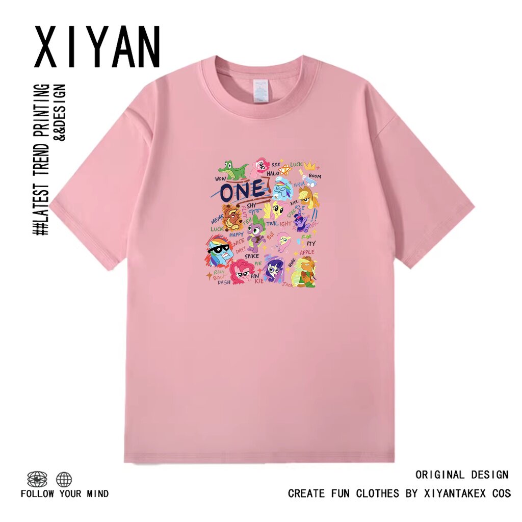 小马宝莉纯棉短袖女夏季T恤图片