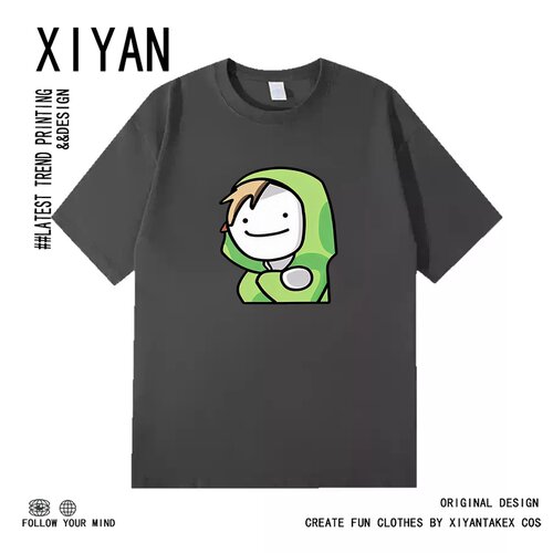 我的世界dream联名短袖T恤男女2026夏款Minecraft周边衣服潮牌