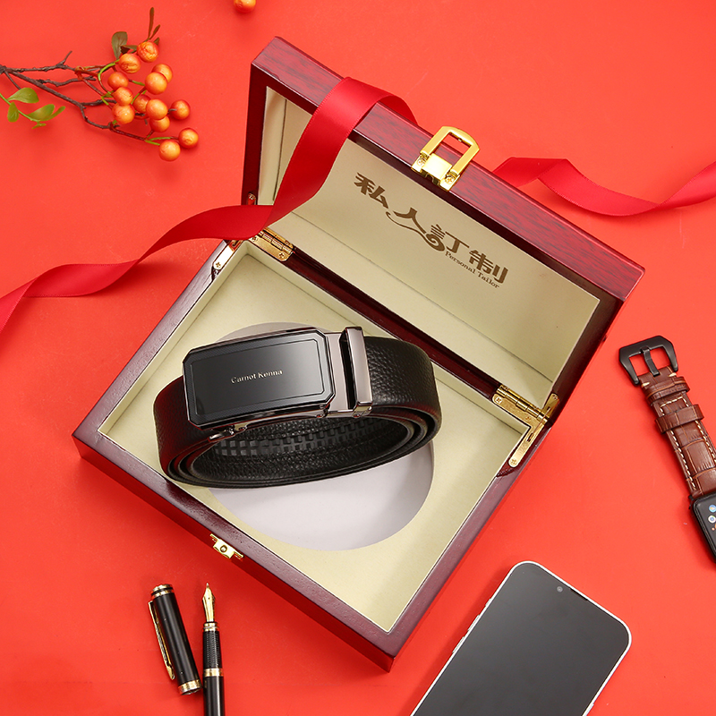 CarnotKenna男士真皮商务皮带