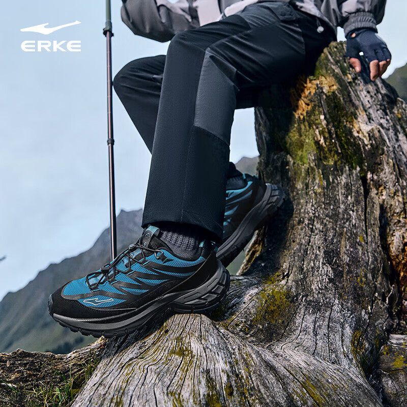 鸿星尔克登山户外运动鞋男鞋减震