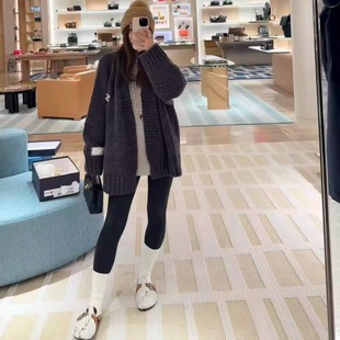 INTO 羊毛开衫 THE 25冬新品 皮毛一体马甲 EAST SASAMEET官方授权