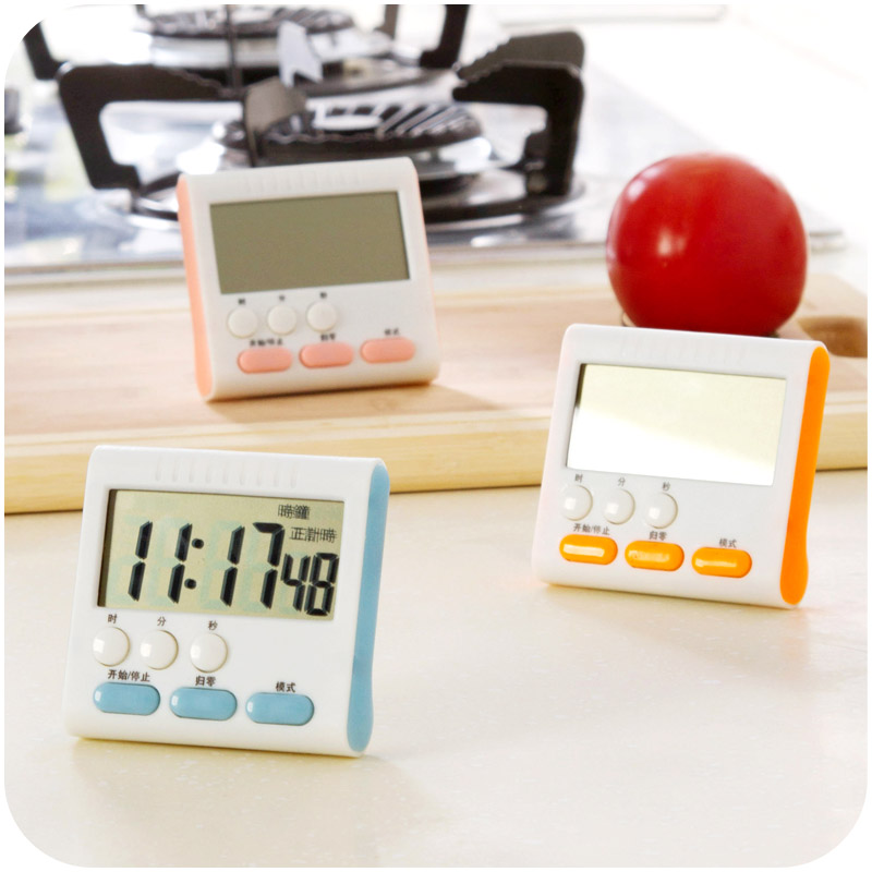 廚房鬧鐘定時器電子提醒器定時器學生計時器秒表正倒計時器大屏幕