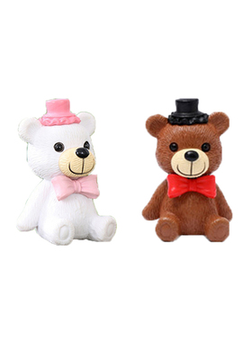 可爱动物PVC摆件烘焙蛋糕装饰品